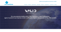 Desktop Screenshot of neosolutions.com.br